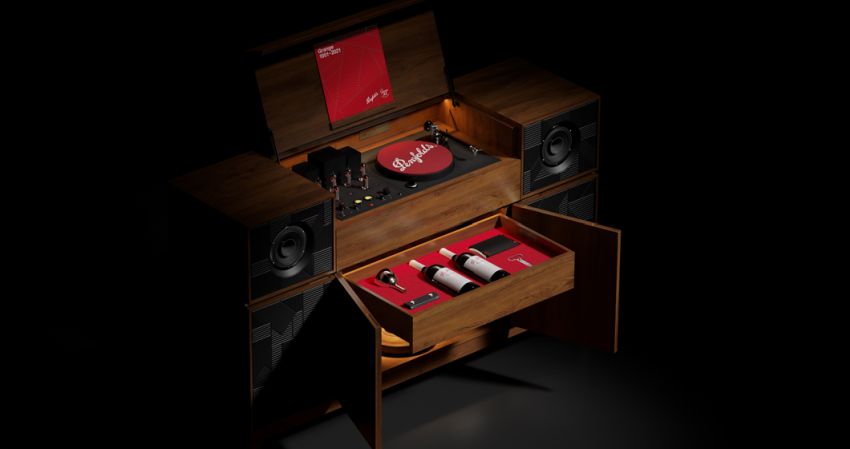 Консоль проигрывателя Penfolds Limited Edition раскрывает скрытый сюрприз