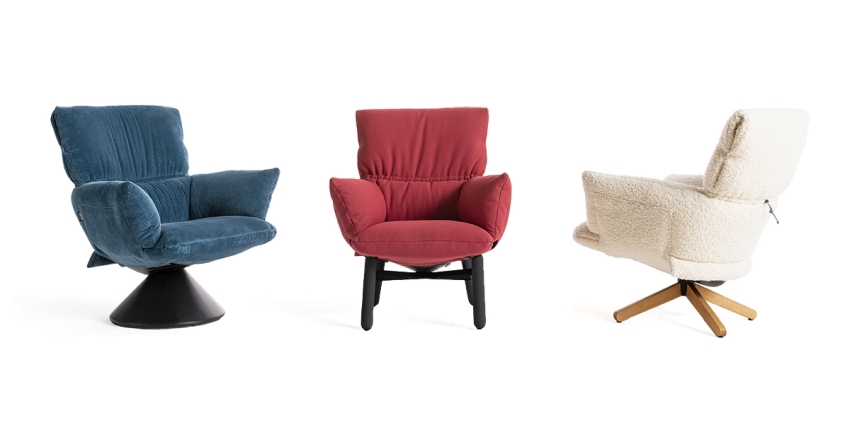 Cappellini Lud’o Lounge Agchair позволяет заменить всю обивку, чтобы соответствовать настроению