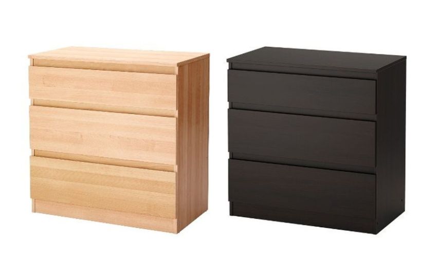 Ikea вспоминает свои сундуки Kullen 3-Drawer из-за риска с надписью