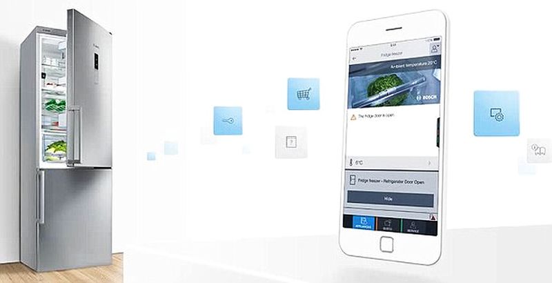 Новый гаджет Bosch позволяет покупателям увидеть, что в холодильнике через мобильное приложение
